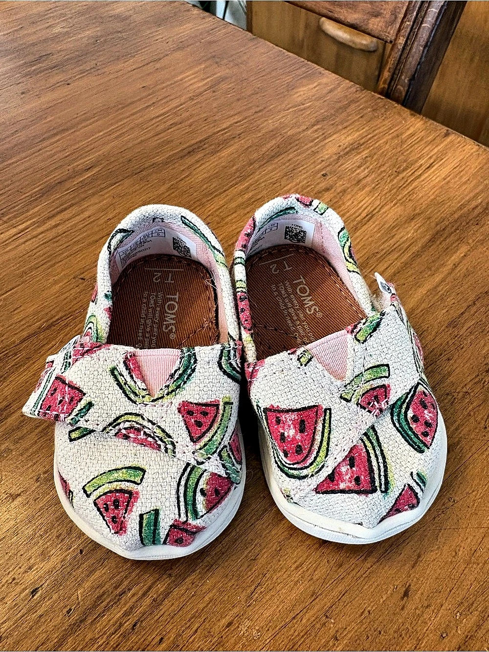 TOMS Tiny TOMS Classics Watermelon Flats Sneakers